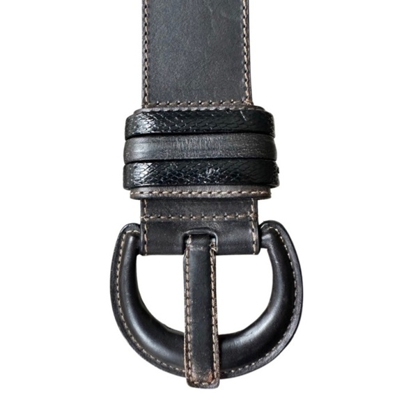 Banana Republic Genuine Leather Belt Espresso Brown Women’s Size Medium. main image 10